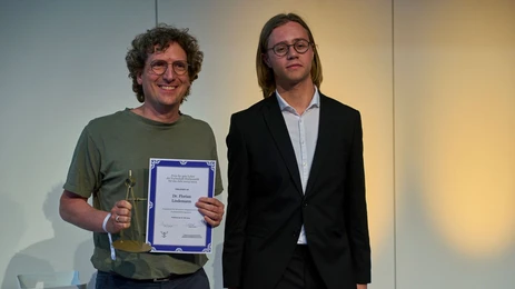 The one-time "Special Award for Commitment During the Orientation Phase" goes to Dr. Florian Lindemann.