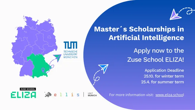 Master-Stipendien im Bereich Künstliche Intelligenz