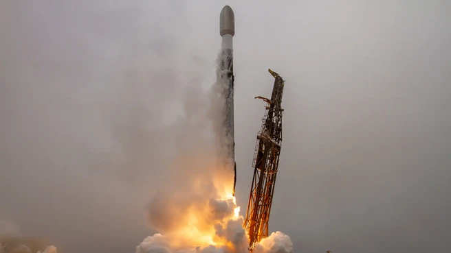 Satellite launched into space