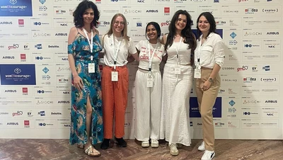 Gewinnerinnen des WomENcourage Konferenz Hackathons