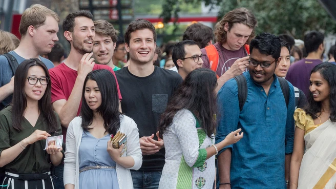 Studierende am International Day 2017