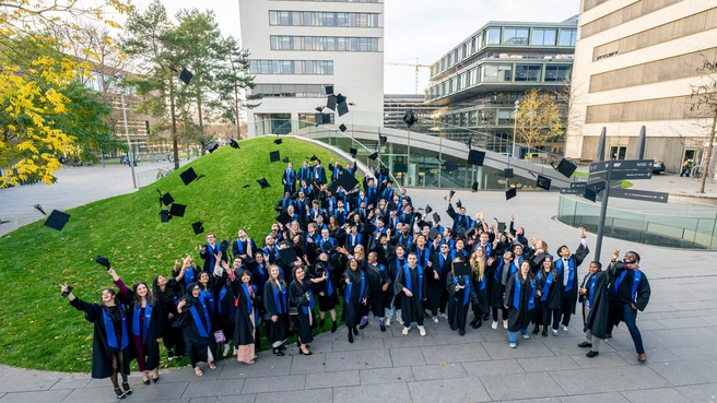 Graduates of the TUM School of Computation, Information and Technology in Heilbronn